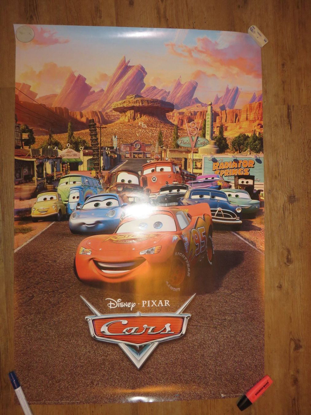 Poster & Bilder: Kinder Poster Cars Lightning Mcqueen – Gebraucht aus Bettenhausen von Binford8000 1