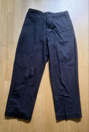 Merz b. Schwanen Workwear Hose Washed Black Gr. 4/S UNISEX