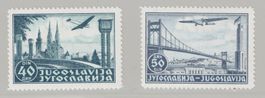 Jugoslavien Flugpost 1940 beide Werte **