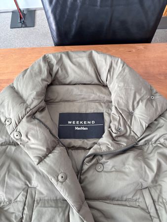 MaxMara Damen Daunenjacke Gr. S Olive