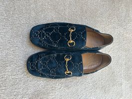 Gucci Samt Loafers, Herren Schuhe, Gr. 43, Top Zustand!