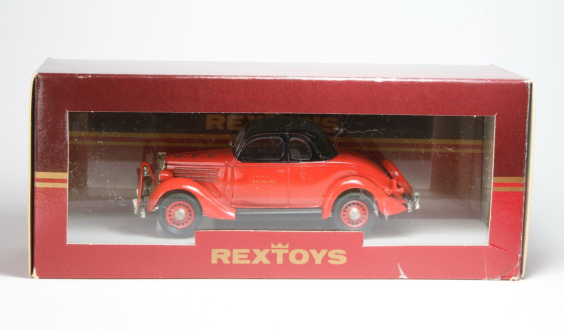 Ford Modellini d'auto: Rextoys 1935 Ford 2-door Fire Brigade – Nuovo (secondo la descrizione) da Elsau venduto da Peekay8 2