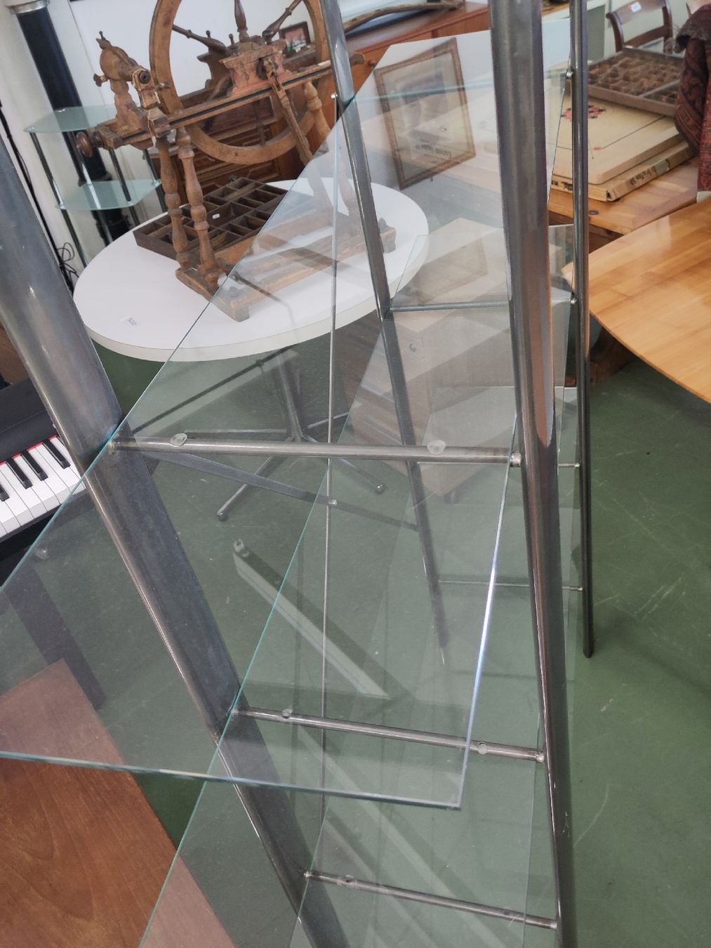 Étagères: Metallregal mit Glasplatten – D'occasion à Pratteln par Cartonsducoeur_bl 1