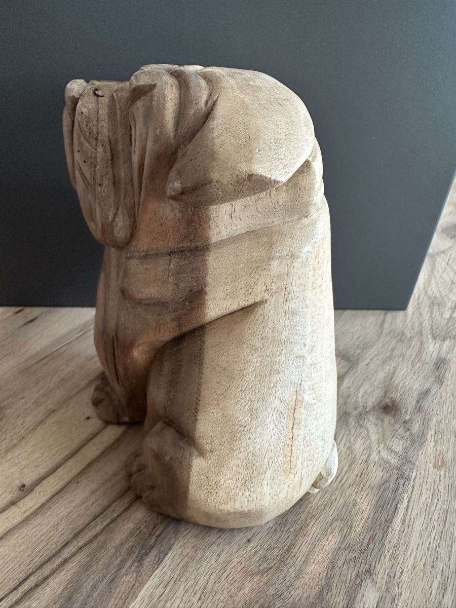 Statuette: Holzfigur Bulldogge – Nuovo (secondo la descrizione) da Glattbrugg venduto da SMusic98 3