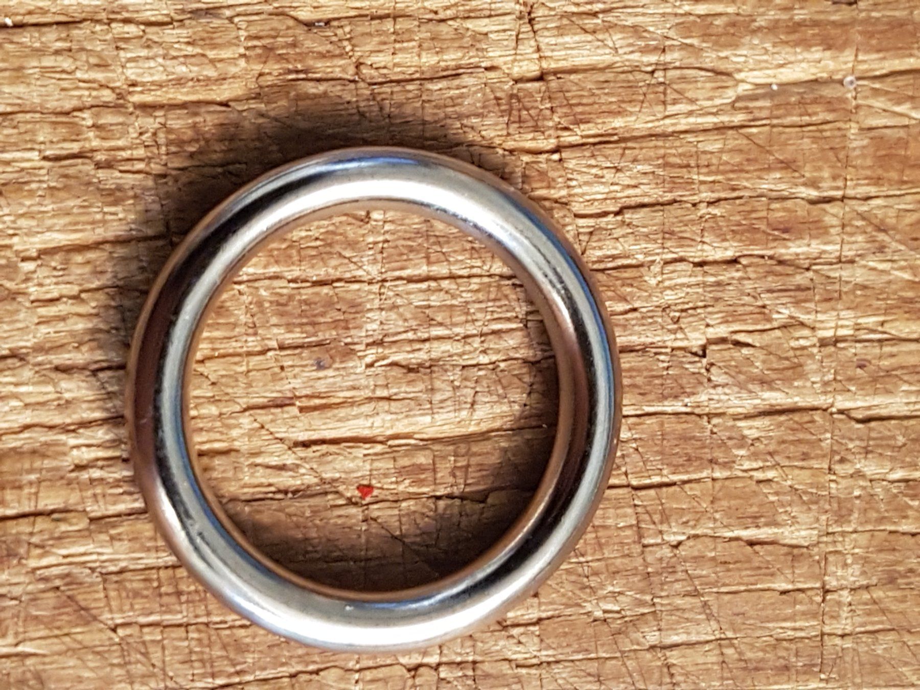 Ringe: Ring Metall schlicht 15mm als Kinderringli oder Gliederring – Gebraucht aus Ettingen von Maranathatalitha 1