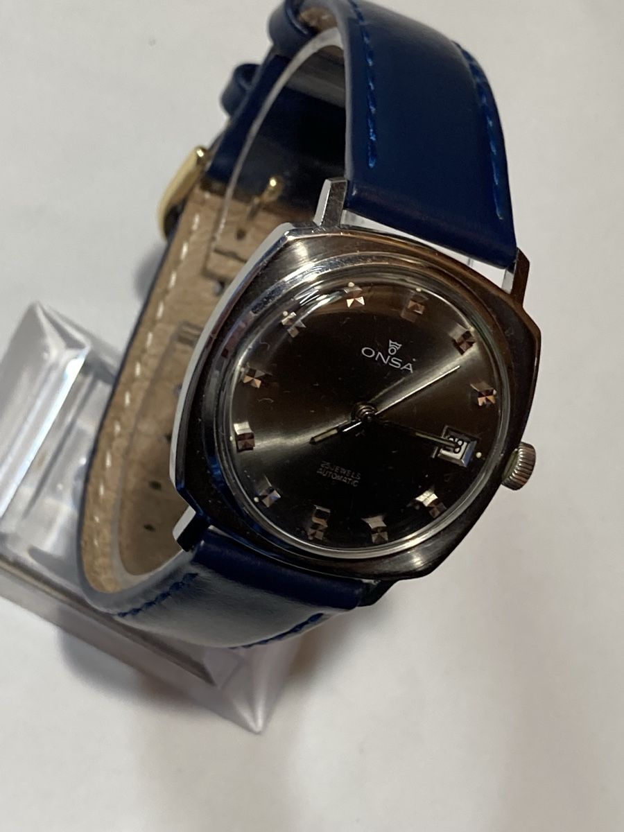 Orologi: Onsa Vintage Uhr der 70 er Automatic 34 mm – Usato da Glattbrugg venduto da vintagemania 1
