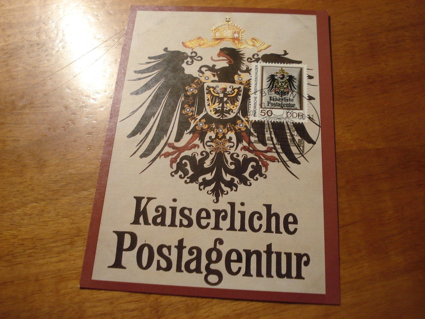 Tous les timbres: DDR, Satz Maximumkarten 1990, Posthausschilder – D'occasion à Niederwil AG par morostahu