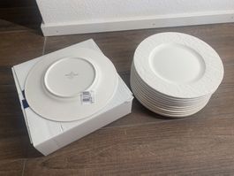 12x Villeroy & Boch Manufacture Rock Frühstücksteller NEU