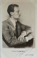 Fred Döderlein (1906-1985) Schauspieler - Autogramm