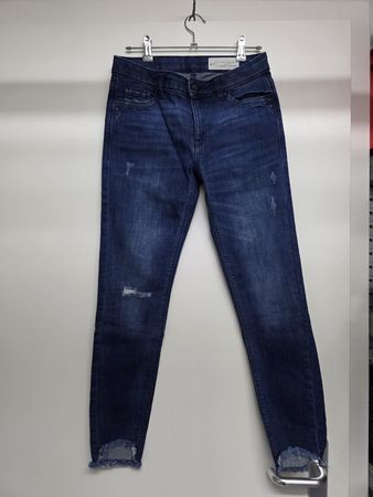 Esprit Damen Jeans Gr. 27 Skinny, dunkle Waschung, Top!