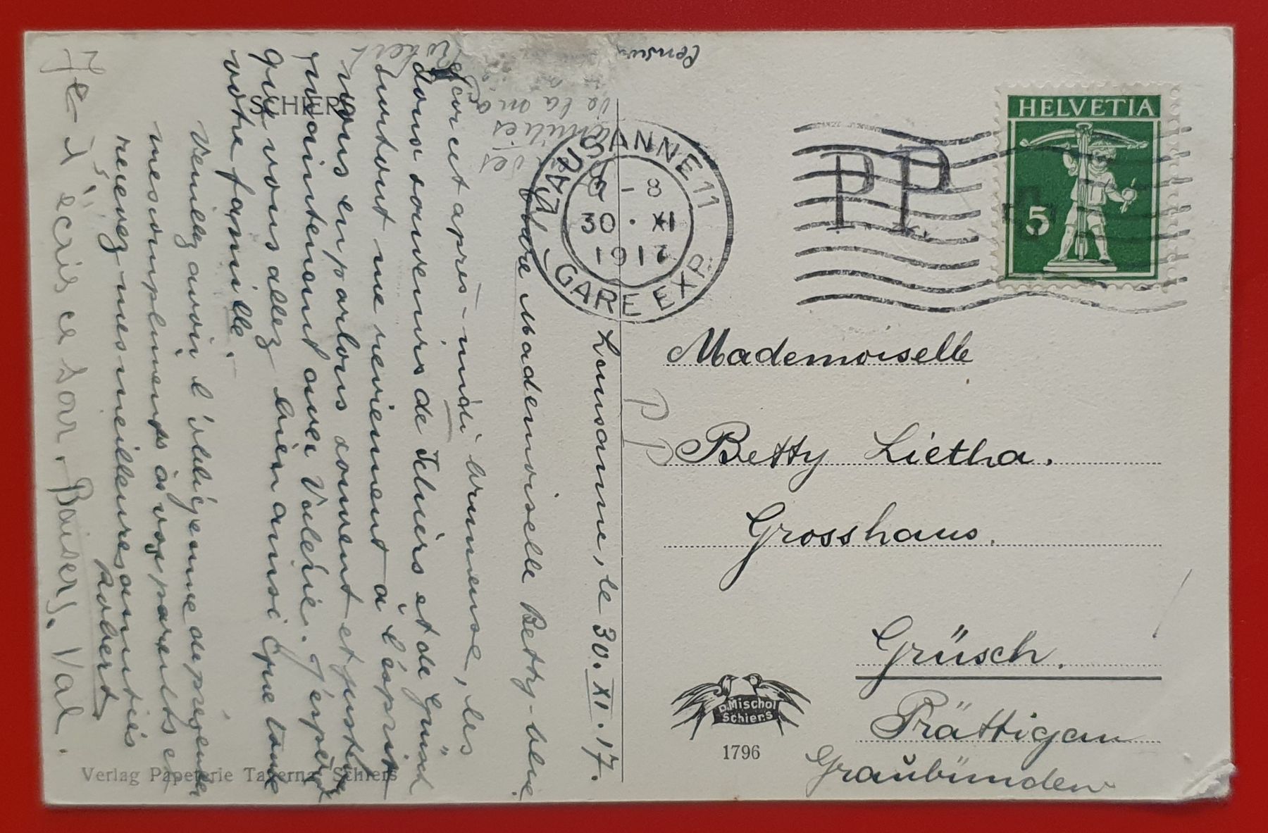 Cartes postales: Schiers - Heuernte – D'occasion à Kreuzlingen par Rschweiz1 1