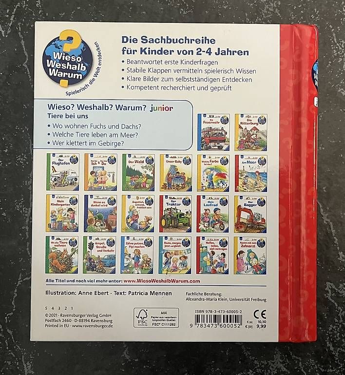 Libri: Ravensburger Kinderbuch: Tiere bei uns – Usato da Kirchberg BE venduto da qualle01 4