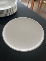Weisse Essteller, 9Stk, 32cm breit!