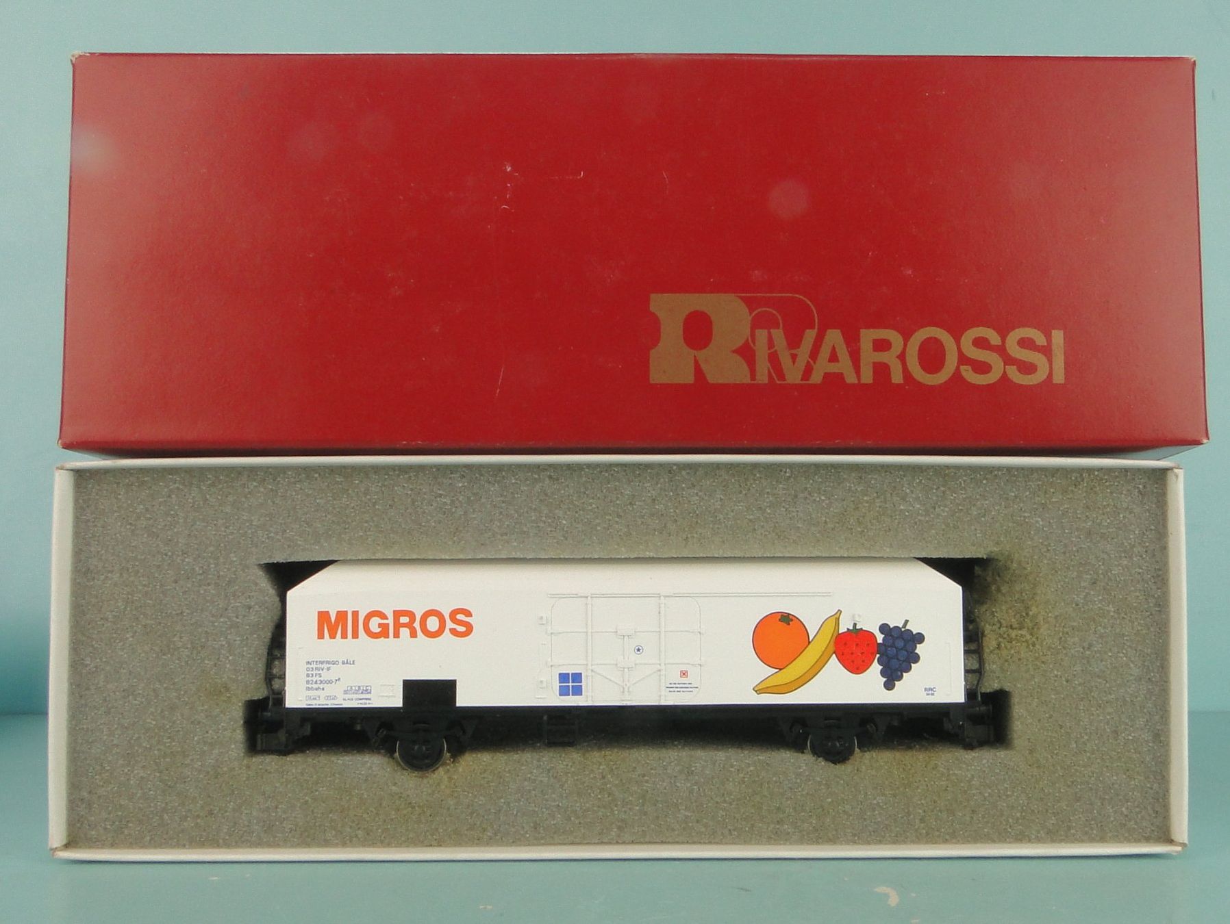 Rivarossi Modellini di ferrovie: Rivarossi 2106 FS Interfrigo MIgros – Usato da Bülach venduto da cann11 1