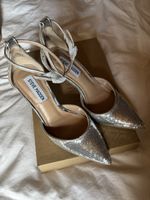 Silver sequin pumps Steve Madden size 37 new