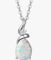 Opal und Diamant kette