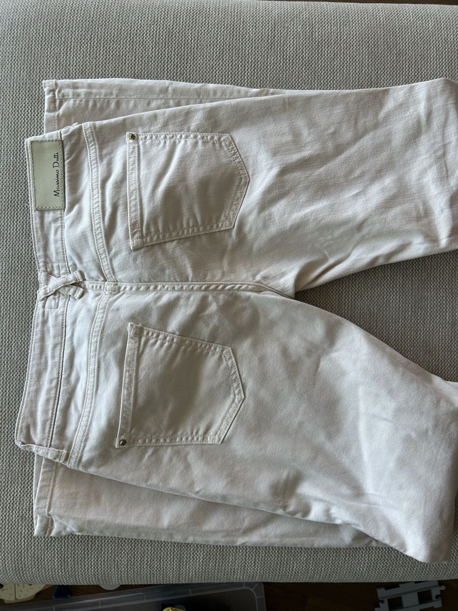 Massimo Dutti Jeans: Massimo dutti beige jeans size 38(s)  – Nuovo (secondo la descrizione) da Epalinges venduto da kat_lyp6 1