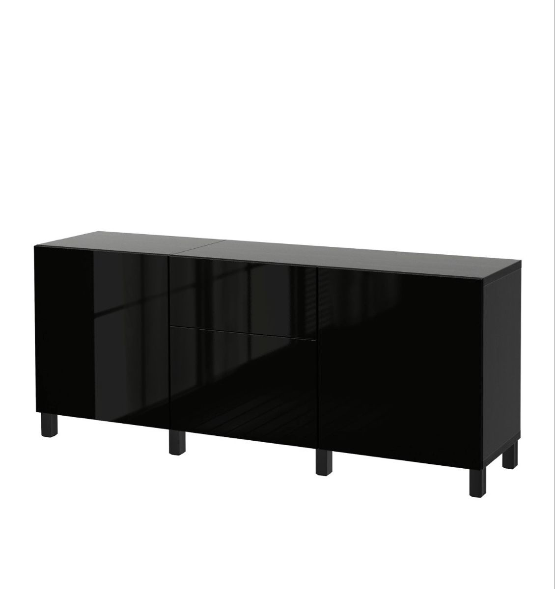Ikea Kommoden: IKEA Besta in Schwarz Hochglanz – Gebraucht aus Münchenstein von muh_vb2t