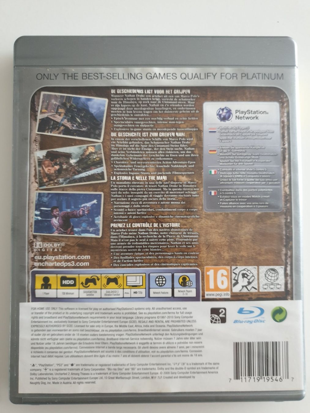 Giochi: Uncharted 2: Among Thieves (PS3) – Usato da Zürich venduto da pau_y8mv 1