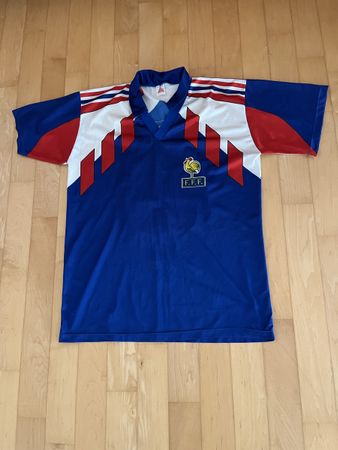 Fussball Trikot Frankreich Grösse S Papin 9 vintage