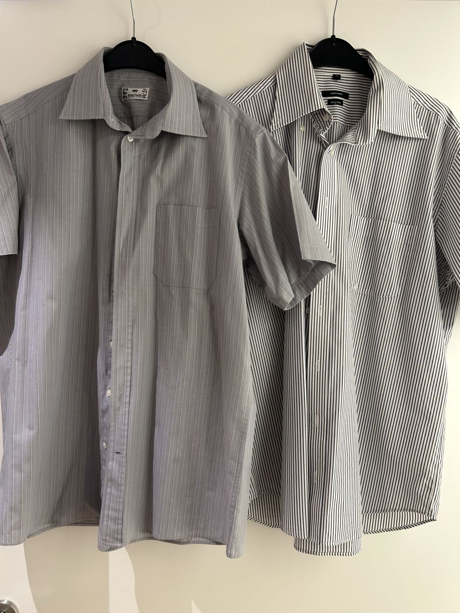 Camicie: 2x kurzärmlige Herrenhemde Grösse 41/42 – Usato da Lachen SZ venduto da rah_c6qj