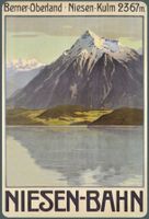 Blechschild-NIESEN-BAHN-BERNER OBERLAND