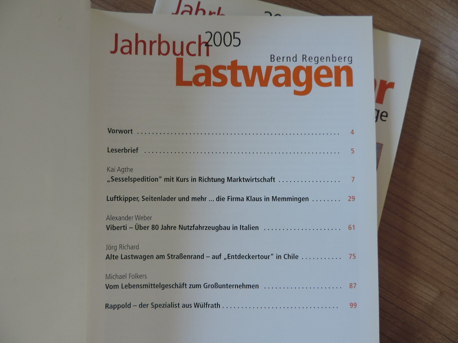 Bücher: Lastwagen Jahrbuch 2005 – Gebraucht aus Steinen von urscathry 1
