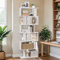 Freistehendes Bücherregal mit 6 Ebenen LIVENTO