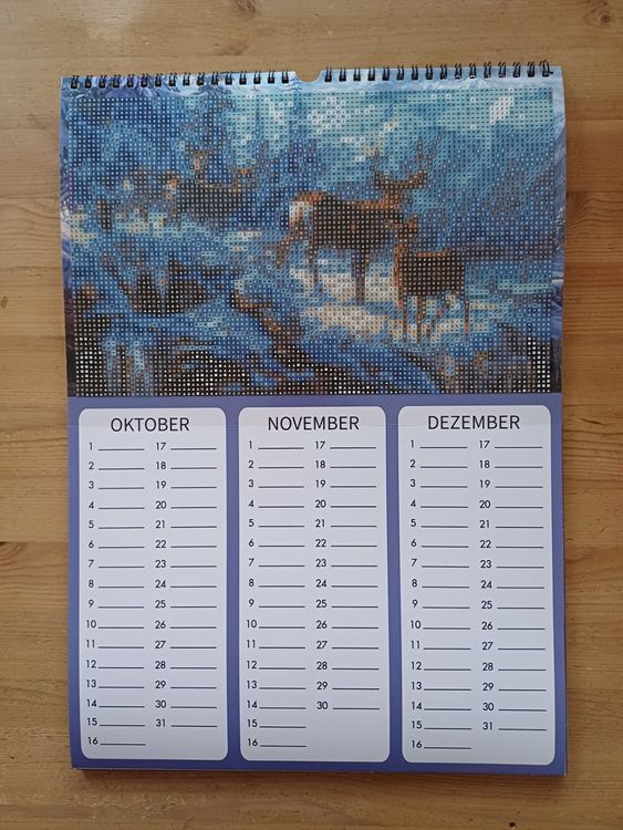 Diamond Painting Kalender immerwährend Kaufen auf Ricardo