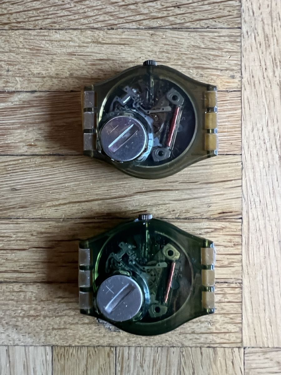Swatch Orologi: 2 x Swatch mit Banknotenmotiv – Usato da Rüschlikon venduto da Pedrino1927 1