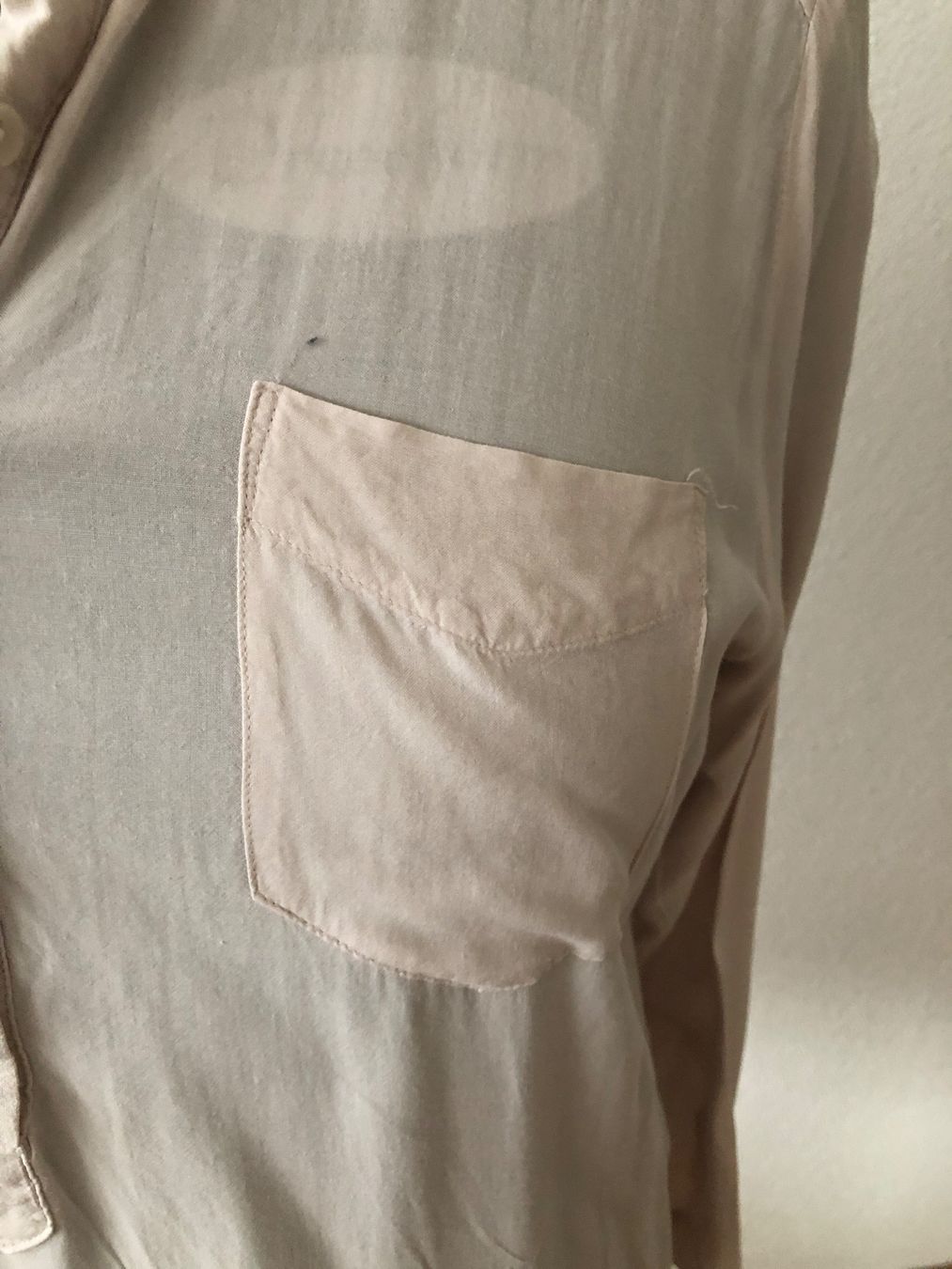 Camicette: Elegante zero Bluse, Gr. 40, beige, Langarm – Usato da Buchs SG venduto da Vrenilein 1