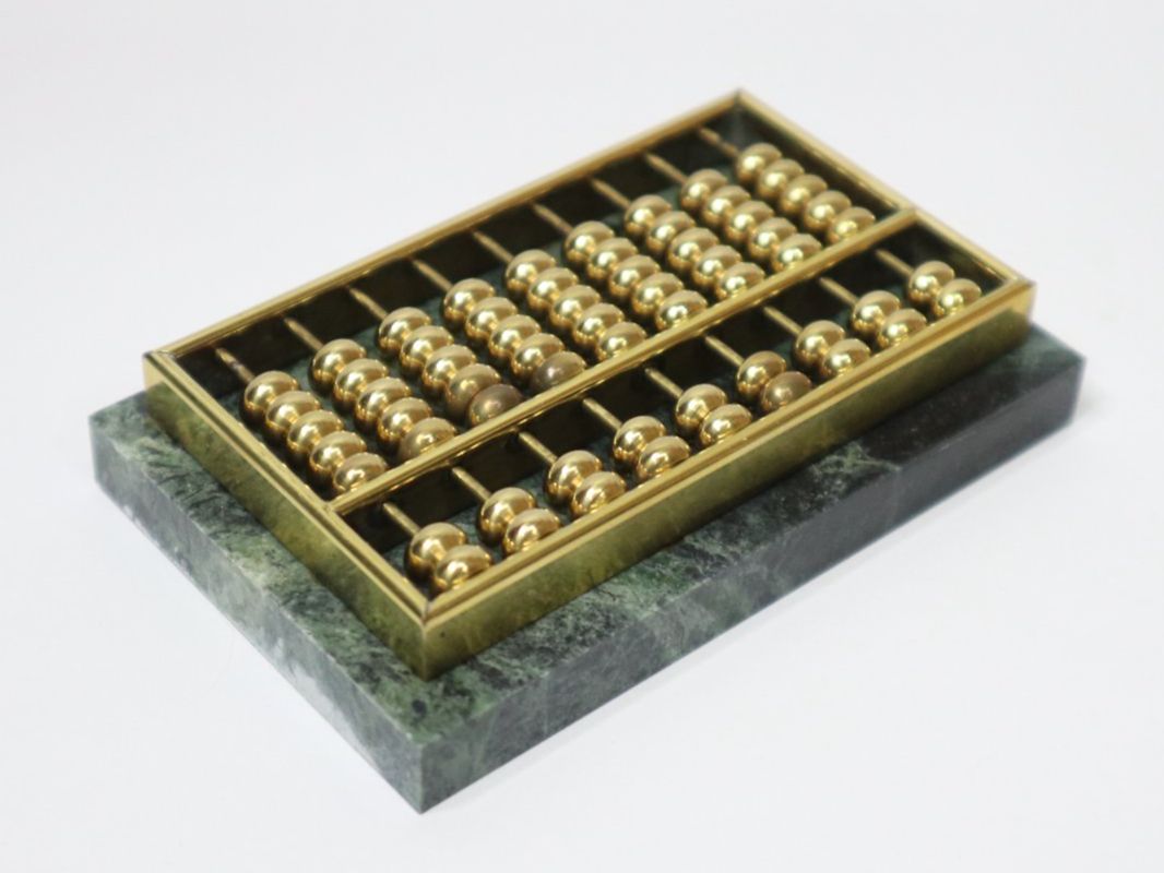 Spiele: kleines Chinese Abacus Metall – Neu (gemäss Beschreibung) aus Eschenbach SG von Astalavista 1