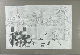 Rolf Winnewisser (1949) Grosse Abstrakte Gouache