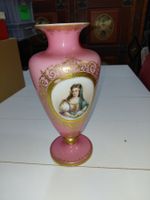 Vintage Vase teilweise Handbemalt (Gold)