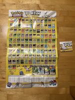2x Pokemon Platin Arceus Poster mit Kartenliste