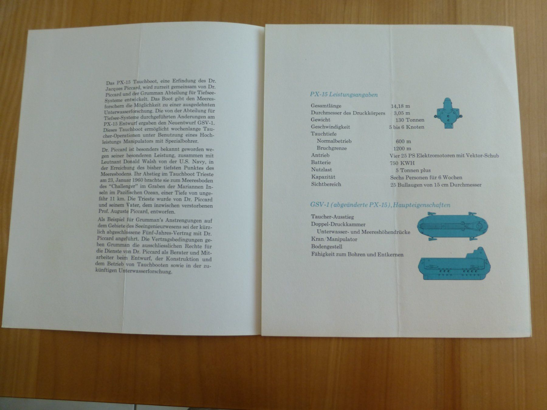 Foto & Immagini: Grumman`s Tiefsee- Systeme 1966 – Usato da Bettlach venduto da 1saurer 4
