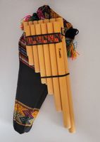 Profi Ramos Malta Zampoña Panflöte & Etui, Neu!!