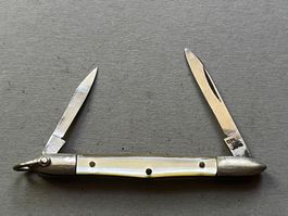 Altes Perlmutt Sackmesser 75 mm aus Japan - Rarität