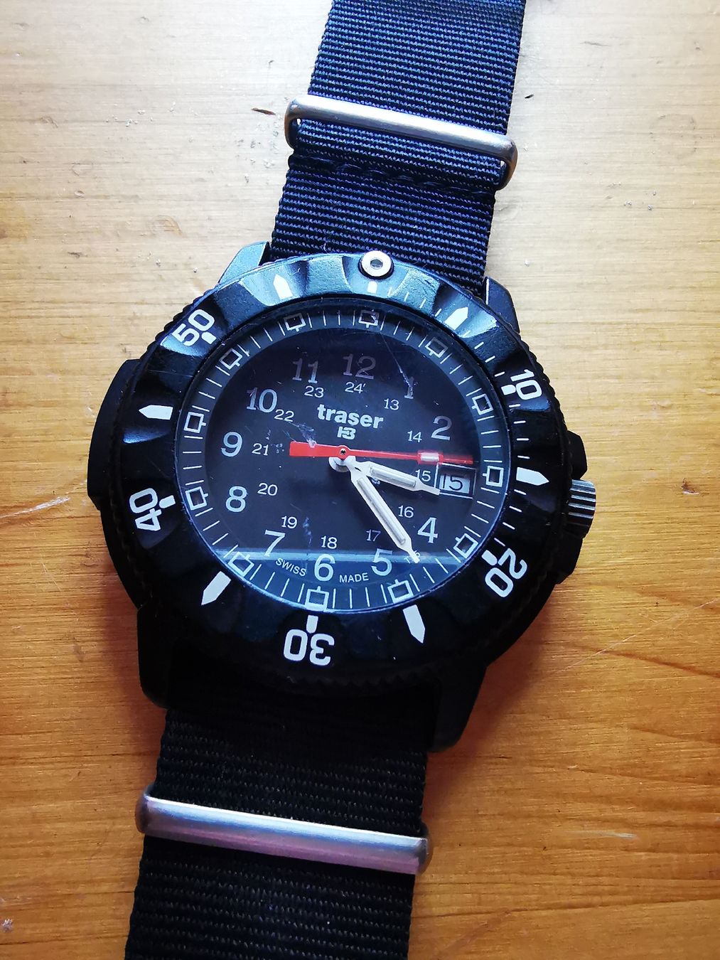 Traser Uhren: Taktische Uhr mb-microtec Traser H3 Code Blue (Ref. 0077871) – Gebraucht aus Berken von Heiligkreuz2015 4