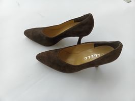brauner Pumps