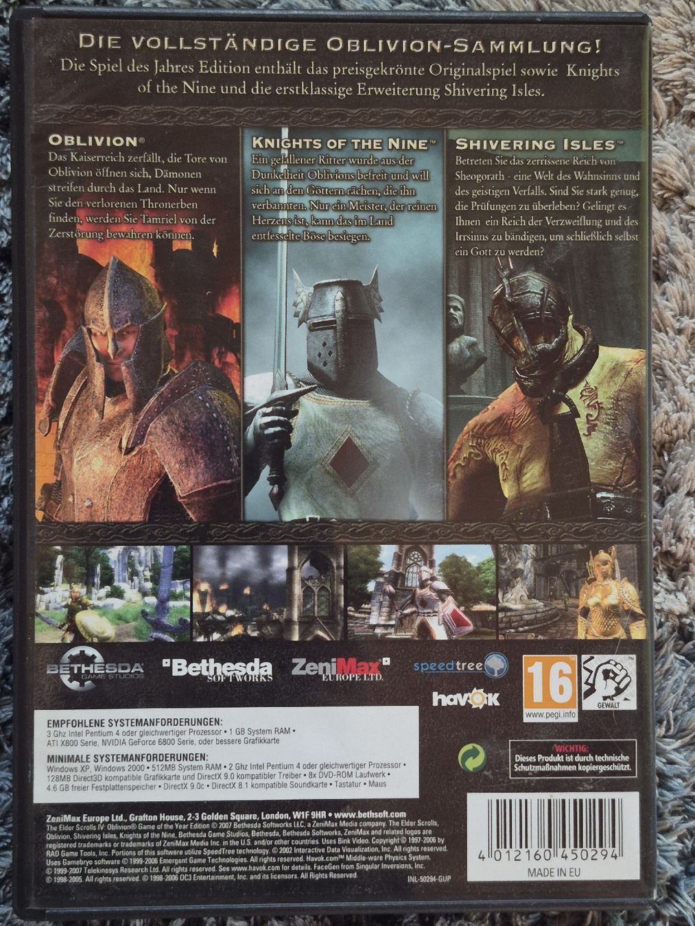 Giochi: Oblivion PC Spiel des Jahres Edition  – Usato da Vordemwald venduto da Esel04 1