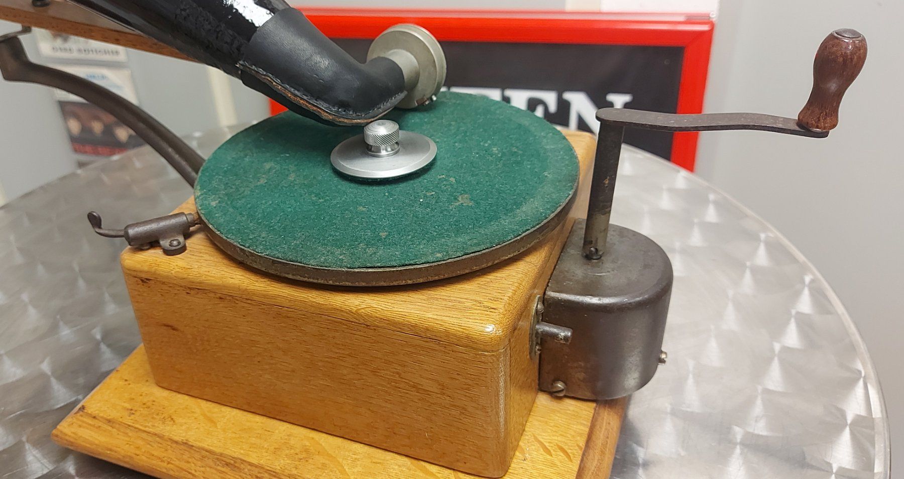 Giradischi: Berliner Schwenkarm Grammophon – Usato da Herzogenbuchsee venduto da phonowelt 2