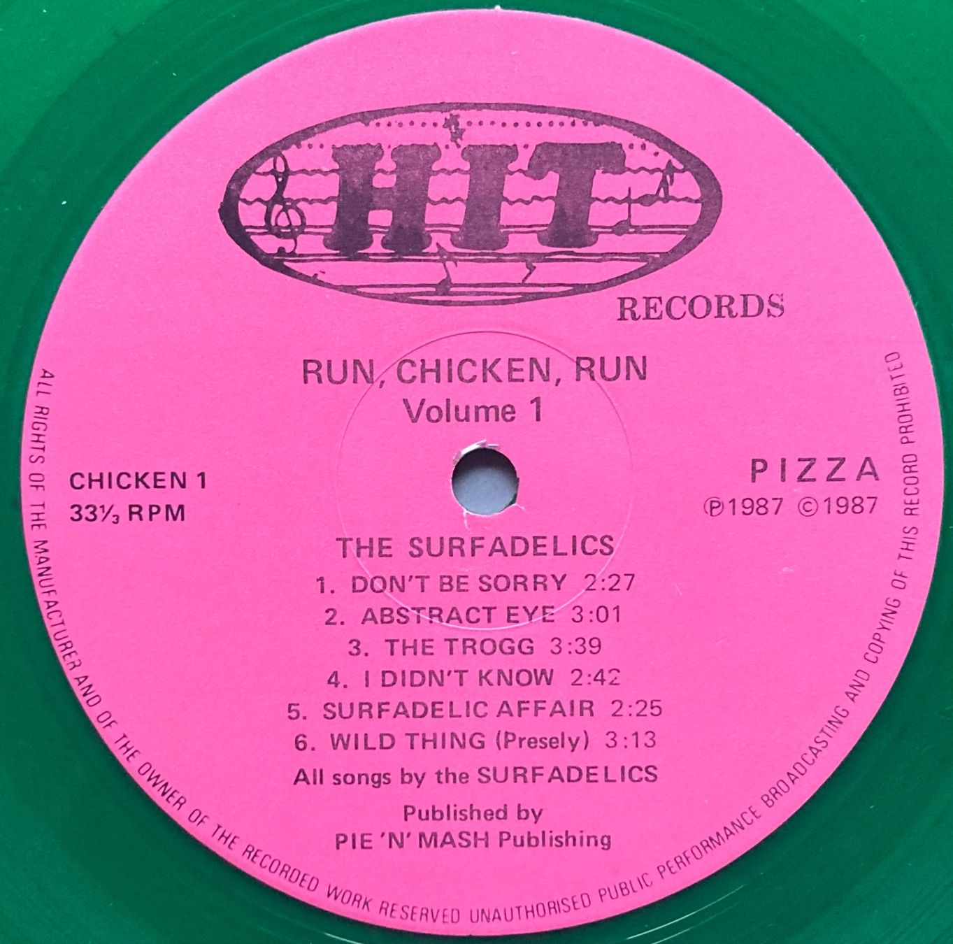 Dischi in vinile: THE CANNIBALS VS THE SURFADELICS - RUN, CHICKEN, RUN VOLUME – Usato da Poliez-Pittet venduto da Newtown-Records 2