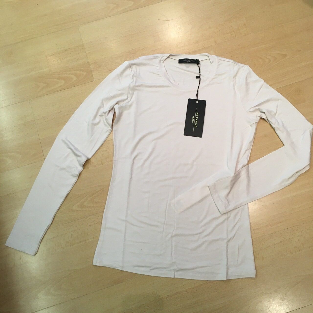 Max Mara Pullover & Sweatshirts: Max Mara Weekend Rundhals Pullover MULTIE Viscose latte L – Neu und originalverpackt aus Zürich von rar_b2y9