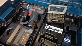Bosch Akku Bohrschrauber GSR 12V-15 & Wiha Bit-Set NEU / OVP