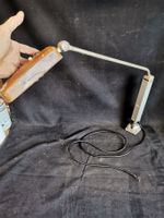 Elwalux Werkstattlampe, Vintage Werkstattlampe, Leuchte, Mas