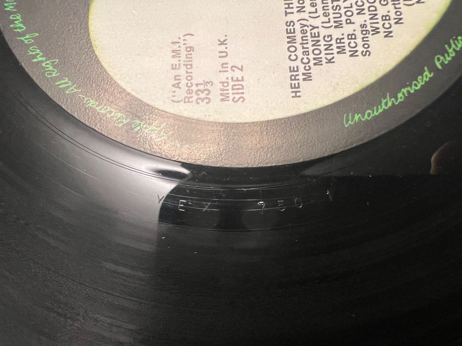 Dischi in vinile: Beatles LP - Abbey Road – Usato da Gutenswil venduto da Hamzian 3
