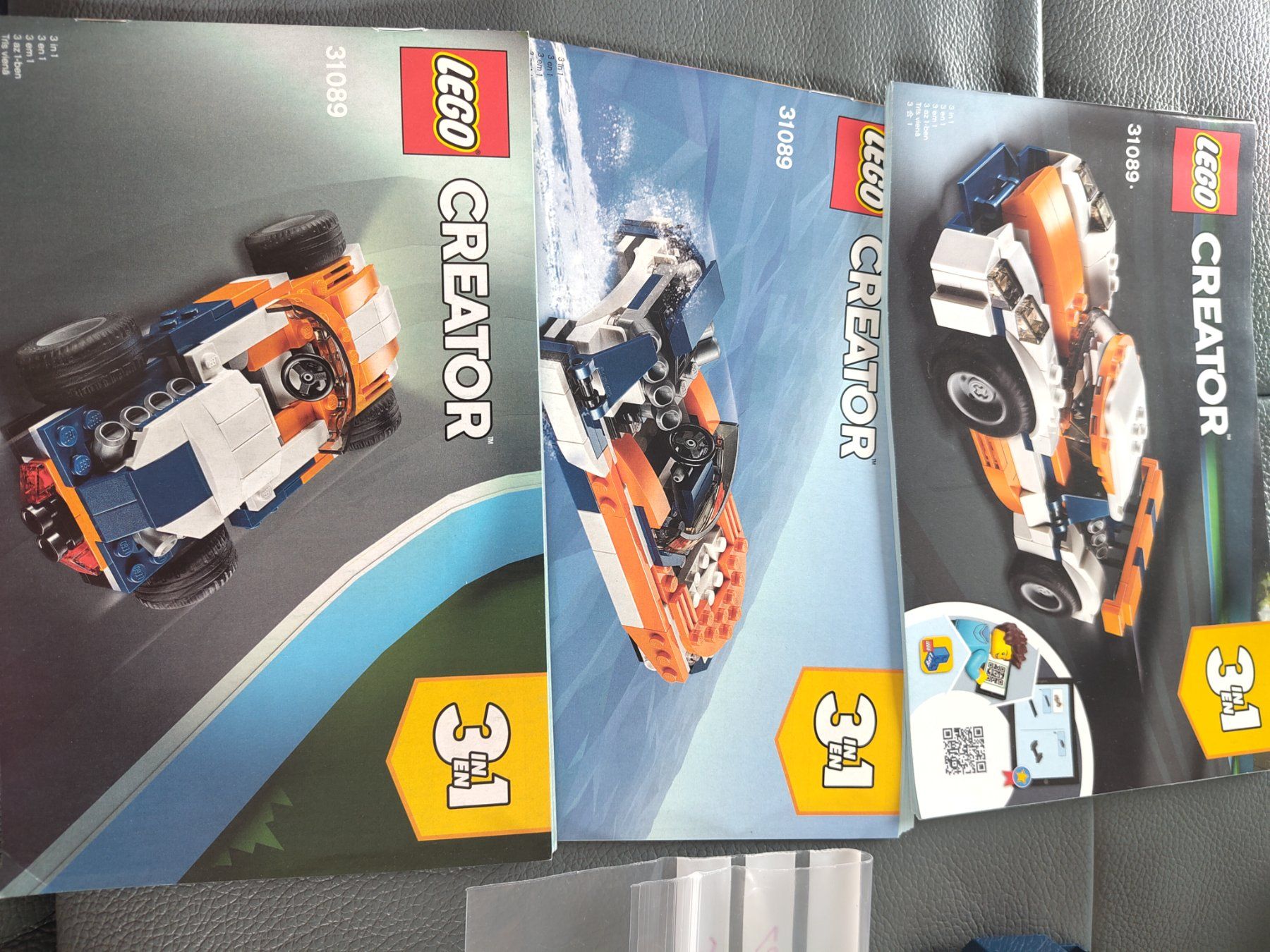 Lego Kit di costruzioni: LEGO Creator 3-in-1 Set 31089 Rennwagen, Boot – Usato da Leuggern venduto da Pummi19 2