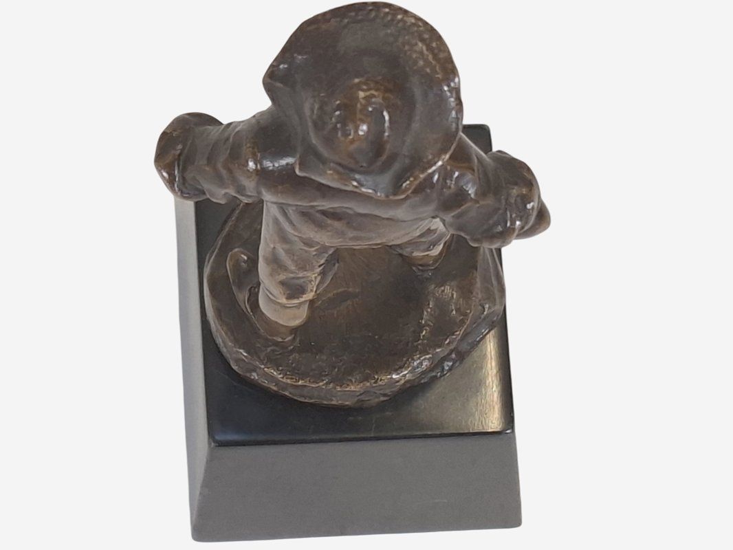 Skulpturen & Statuen: Braune patinierte Knaben-Bronzefigur – Gebraucht aus Wil SG von Restwert_Wil 4