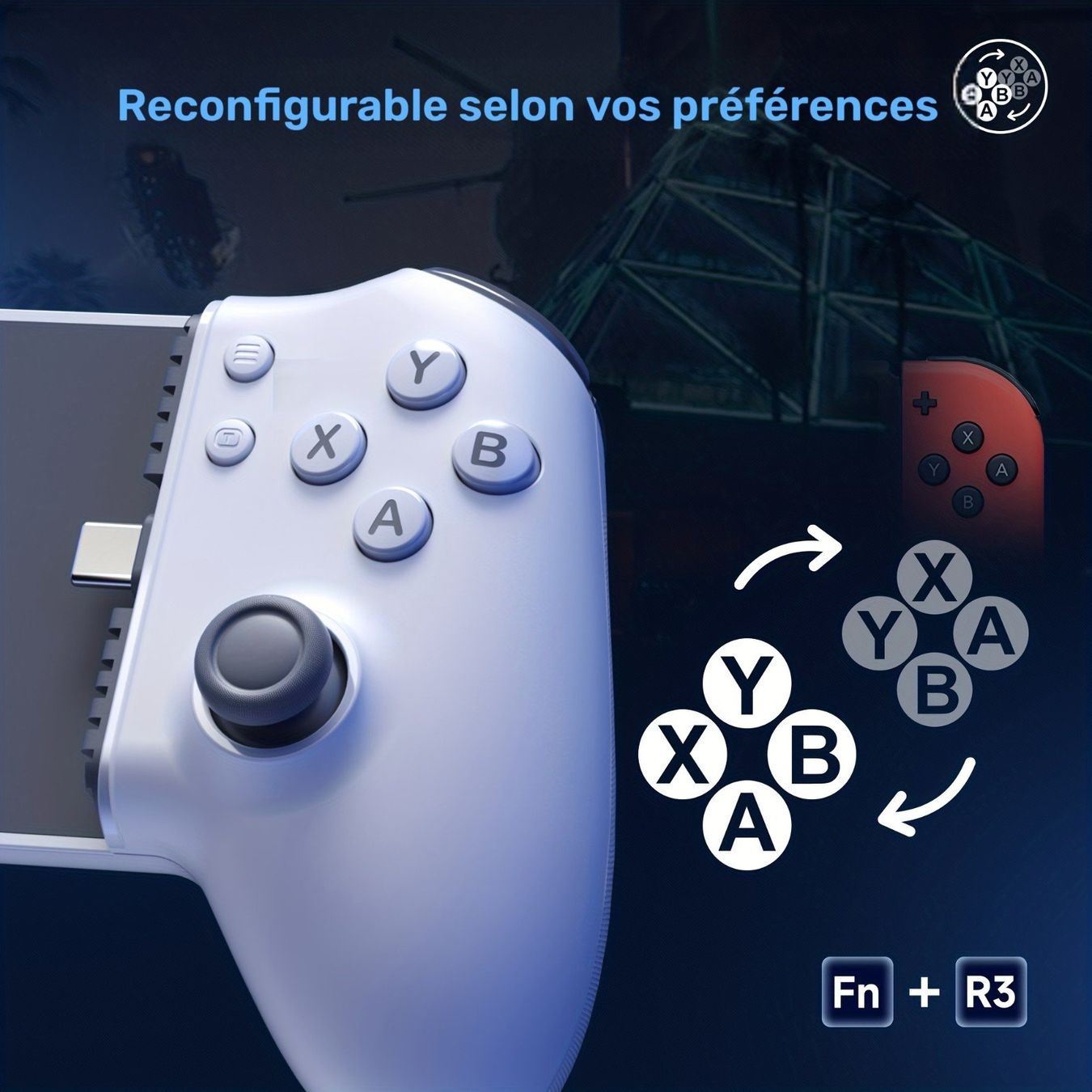 Controller: Gamepad Handy Controller Bluetooth Android iPhone 15 USB-C – Nuovo e nell'imballaggio originale da Genève venduto da Top-Trend 6